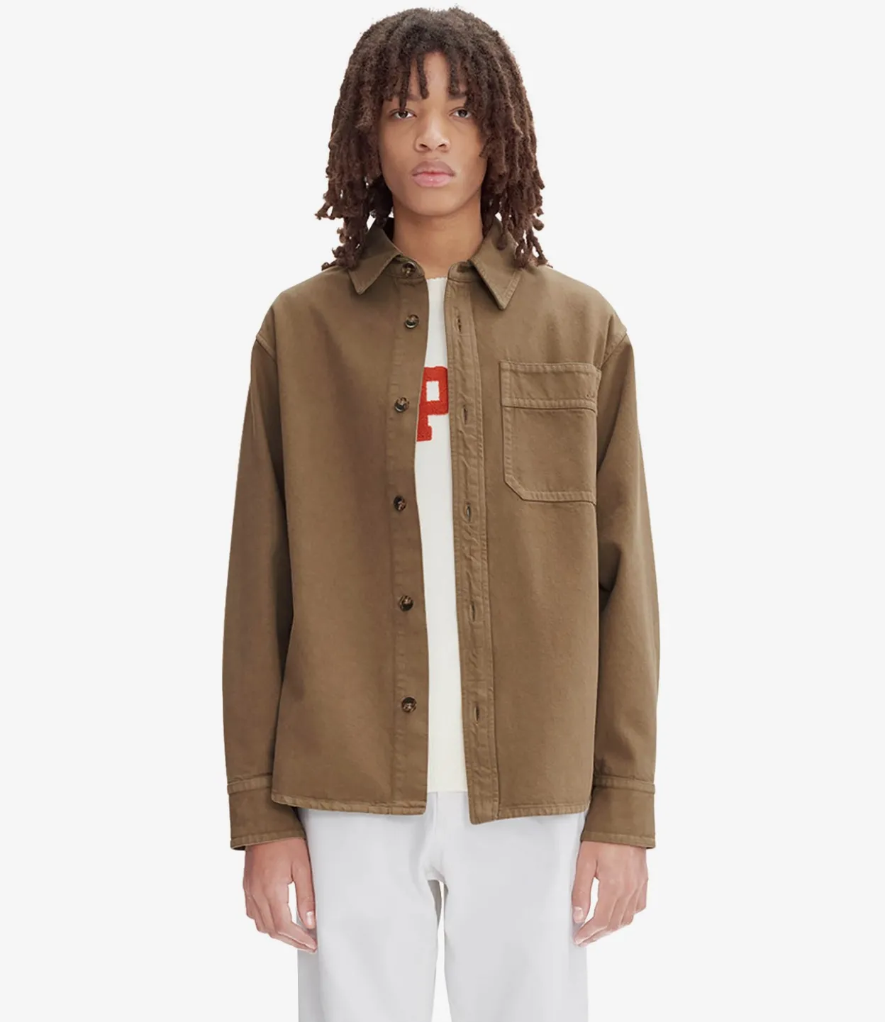 Basile Brodu00e9e Poitrine overshirt
