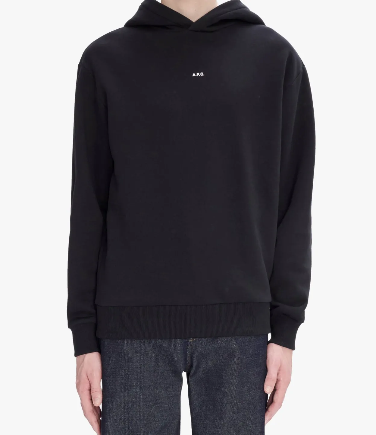 Boxy Micro Logo hoodie