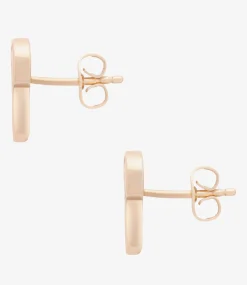 Clef stud earrings