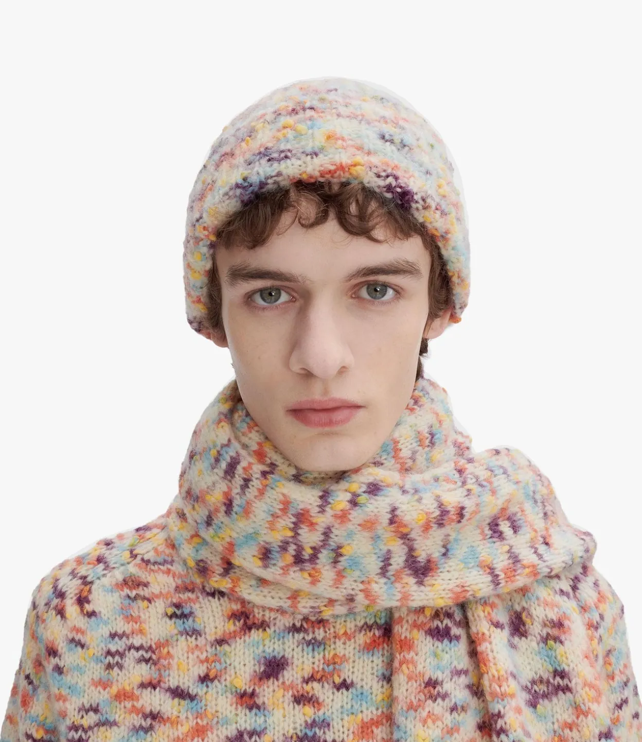 Happy knit cap