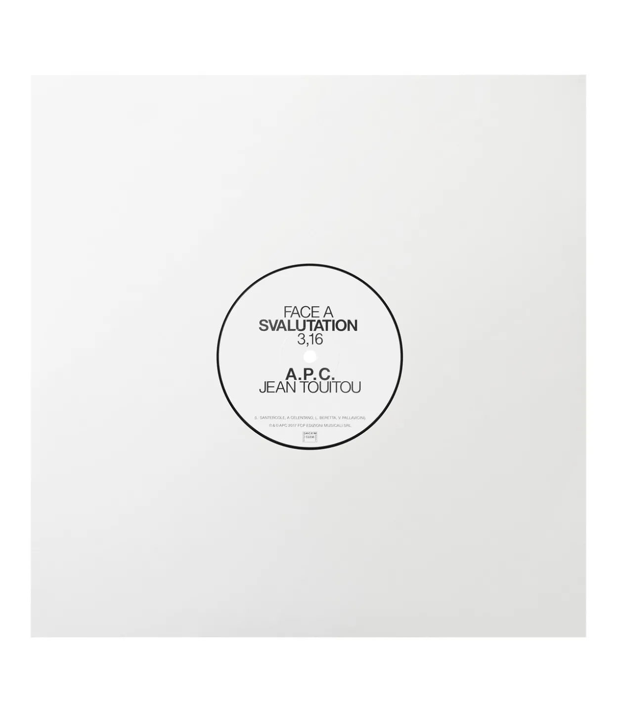 Svaluation/ Samba de Merda - Jean Touitou