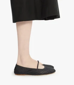 Swan ballet flats