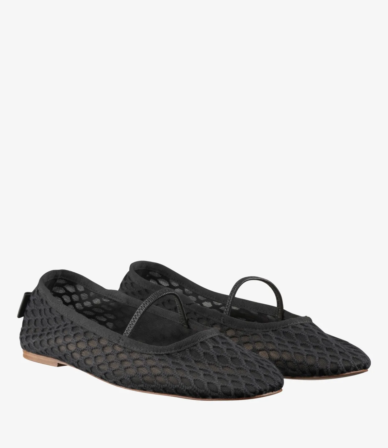 Swan ballet flats