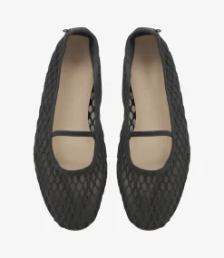 Swan ballet flats