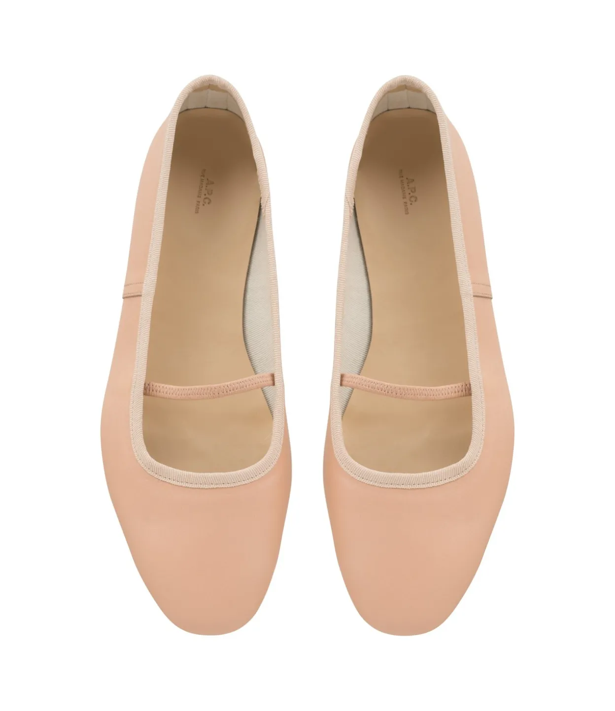 Swan ballet flats