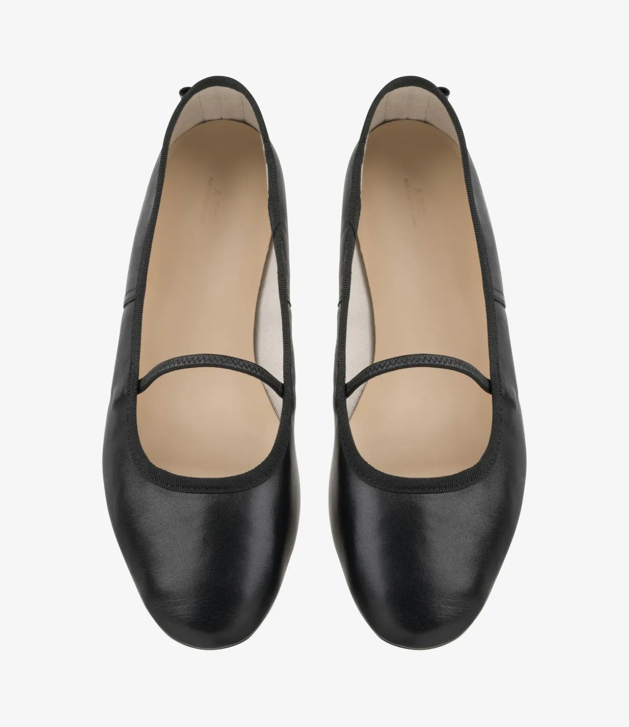 Swan ballet flats