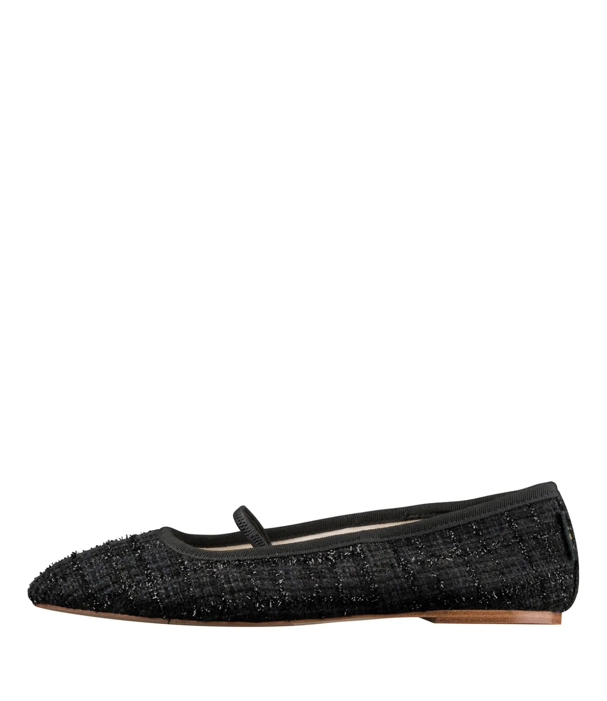 Swan ballet flats